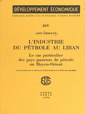 cover image of L'industrie du pétrole au Liban